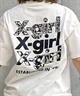 【マトメガイ対象】X-girl/エックスガール CAMO TRIPLE LOGO SS TEE 105242011037 レディース Tシャツ ムラサキスポーツ限定(WHITE-M)