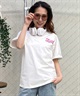 X-girl/エックスガール LETTERING LOGO SS TEE 105242011042 レディース Tシャツ ムラサキスポーツ限定(BLACK-M)