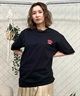 X-girl/エックスガール LIP SS TEE 105242011043 レディース  Tシャツ ムラサキスポーツ限定(BLACK-M)