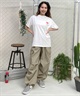 X-girl/エックスガール LIP SS TEE 105242011043 レディース  Tシャツ ムラサキスポーツ限定(CHARC-M)