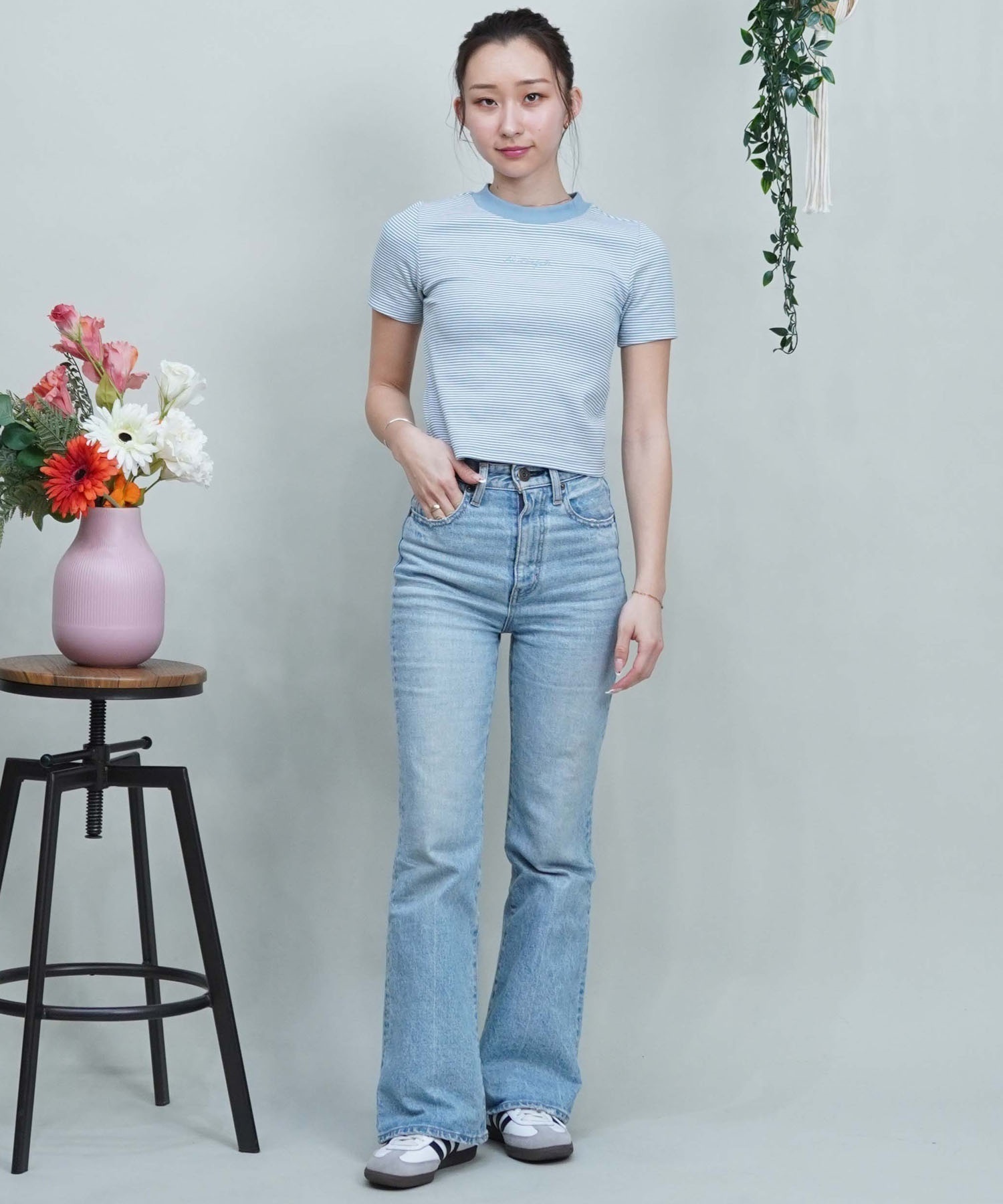 Hurley ハーレー WOMENS RIB KNIT SHORT SLEEVE レディース 半袖