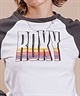 ROXY/ロキシー JUMP L/S TEE レディース 長袖 Tシャツ ロンT 長袖 Tシャツ ショート丈 ラグラン RLT234609T(BRN-M)