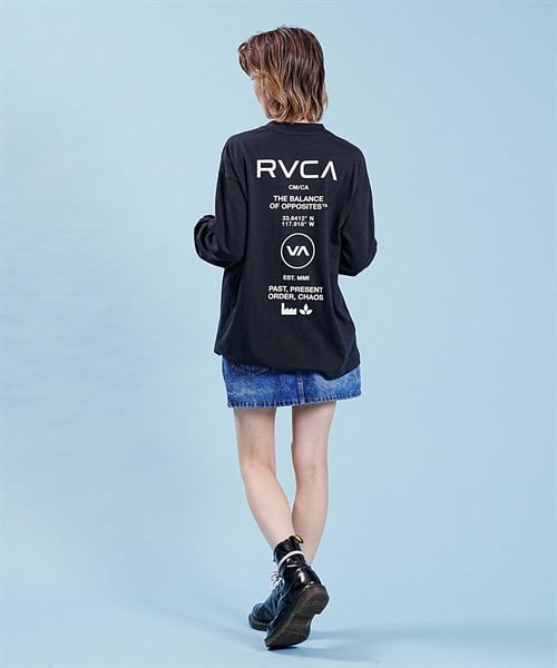 【ムラサキスポーツ別注】RVCA/ルーカ SOUVENIR LS TEE ロンＴ BD044-P05(BLK-S)