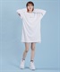 adidas/アディダス ワーディング ルーズフィット シングルジャージー チュニック 長袖 Tシャツ IEH94(BK/GY-M)