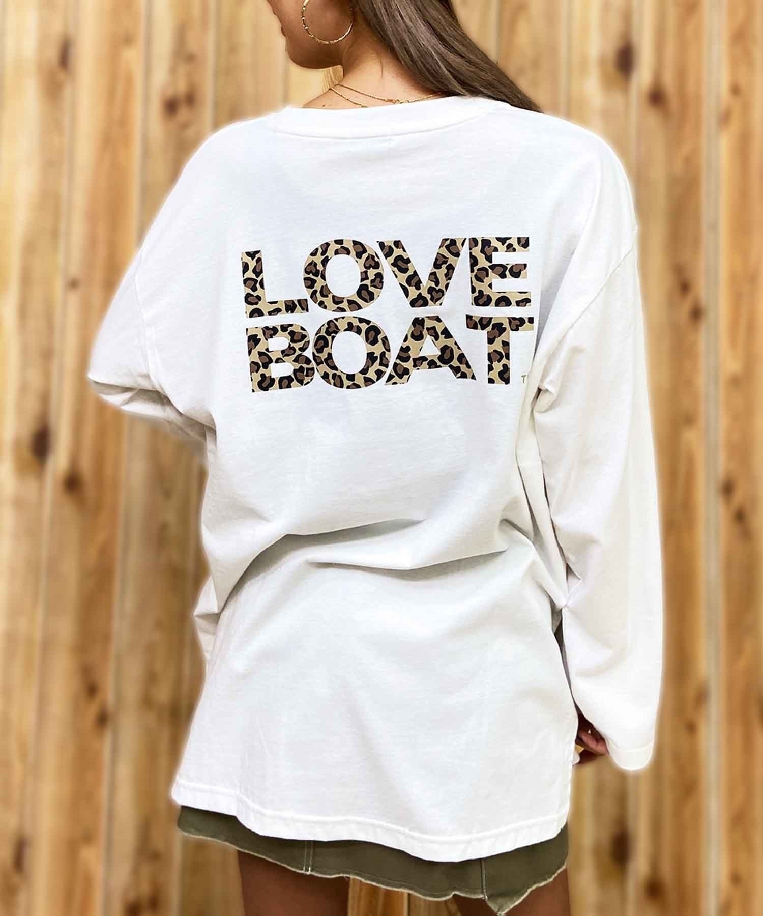 LOVE BOAT/ラブボート レディース ヒョウ柄 ロゴロンT LB-LST03 ...