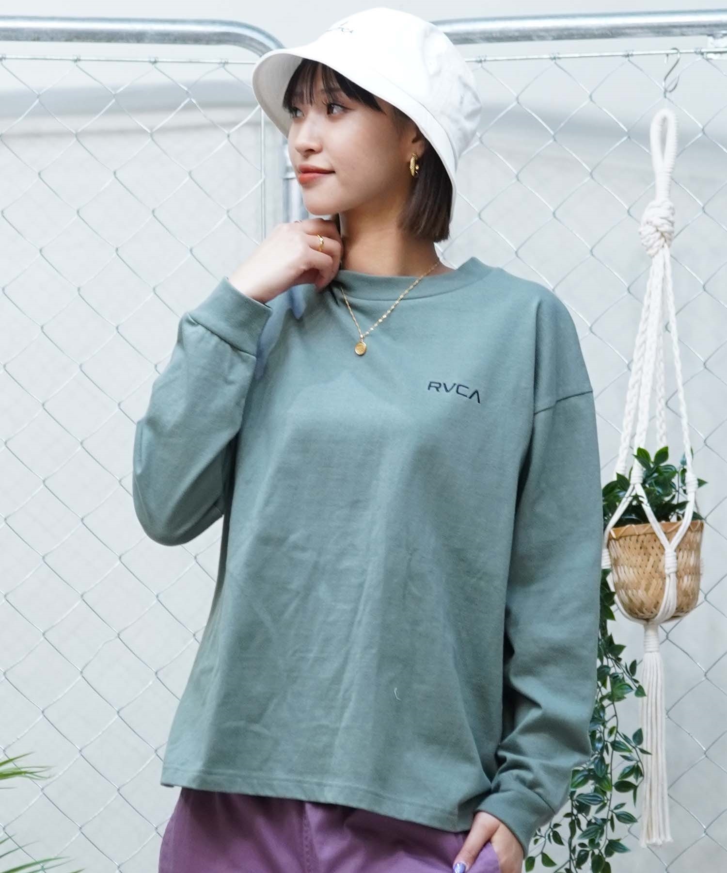 RVCA ルーカ レディース ロンT 長袖Tシャツ バックプリント
