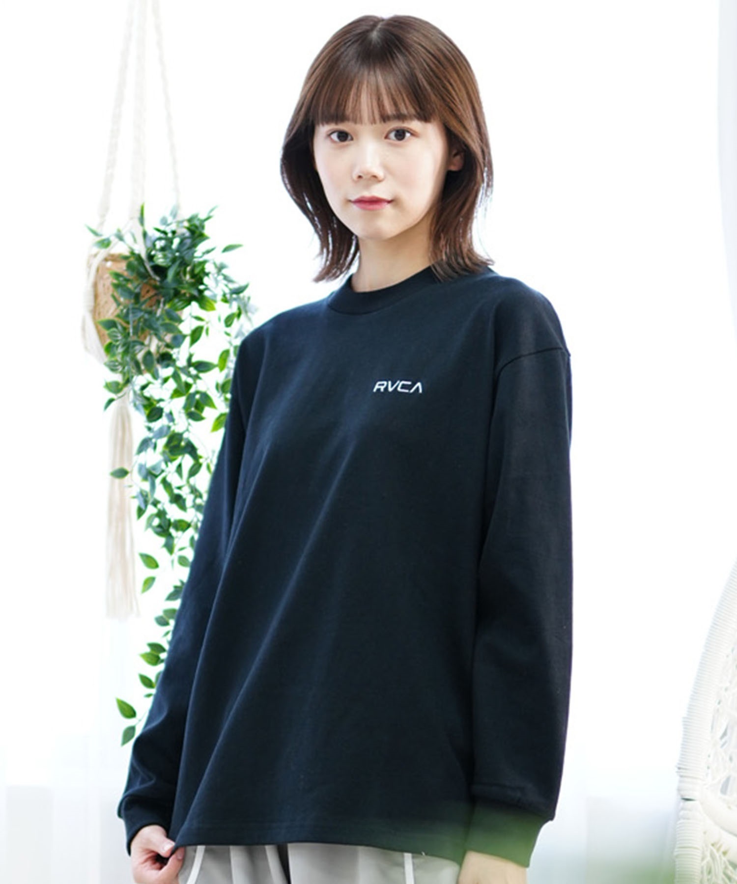 RVCA ルーカ レディース ロンT 長袖Tシャツ バックプリント RVCA ルーカ レディース ロンT 長袖Tシャツ バックプリント