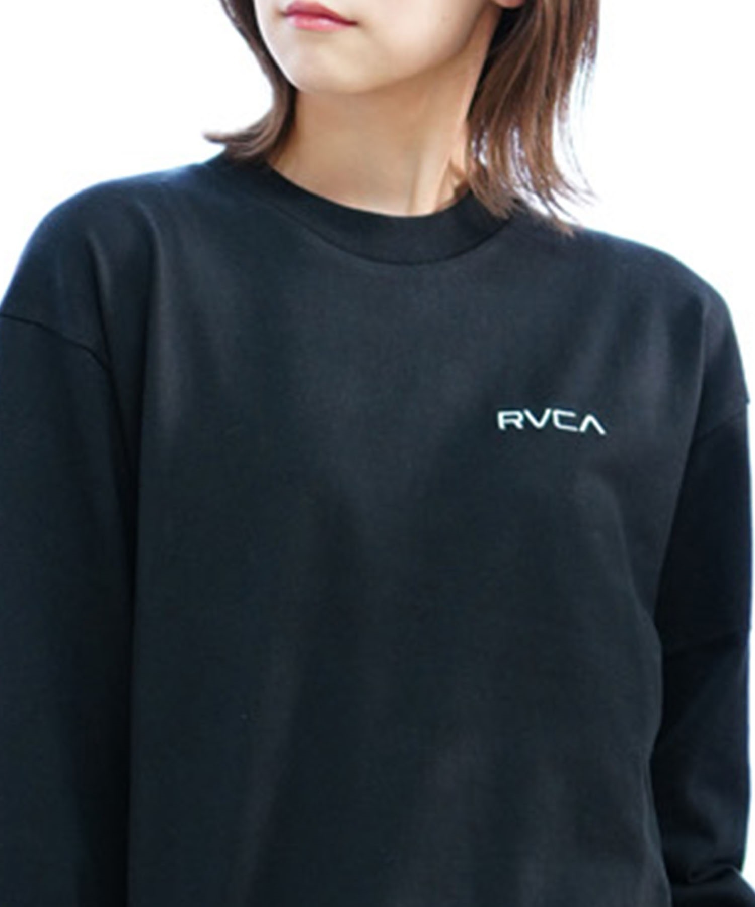 RVCA ルーカ レディース ロンT 長袖Tシャツ バックプリント