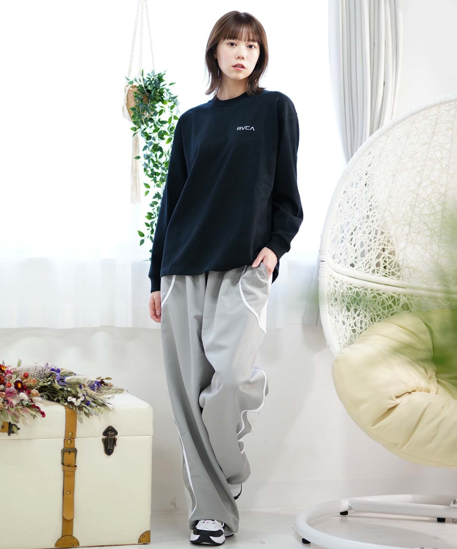 RVCA ルーカ レディース ロンT 長袖Tシャツ バックプリント
