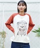 RVCA ルーカ レディース ロンT 長袖Tシャツ ラグラン オーバーサイズ BE043-054(MNW0-S)