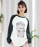 RVCA ルーカ レディース ロンT 長袖Tシャツ ラグラン オーバーサイズ BE043-054(MNW0-S)