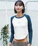 RVCA ルーカ レディース ロンT 長袖Tシャツ ショート丈 BE043-055(MNW0-S)