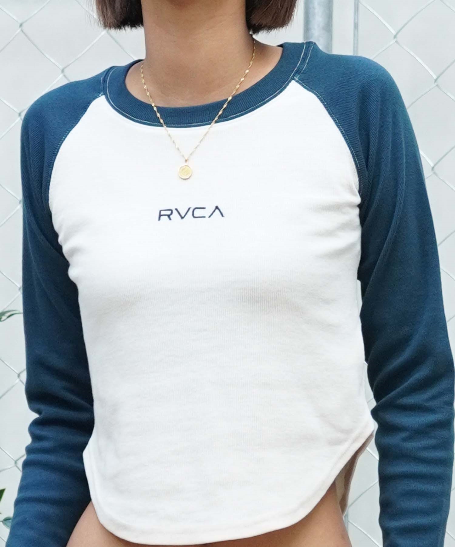 RVCA ルーカ レディース ロンT 長袖Tシャツ ショート丈 BE043-055(MNW0-S)