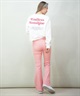 ROXY ロキシー レディース 長袖 Tシャツ ロンT クルーネック ショート丈 RLT241630T(YEL-M)