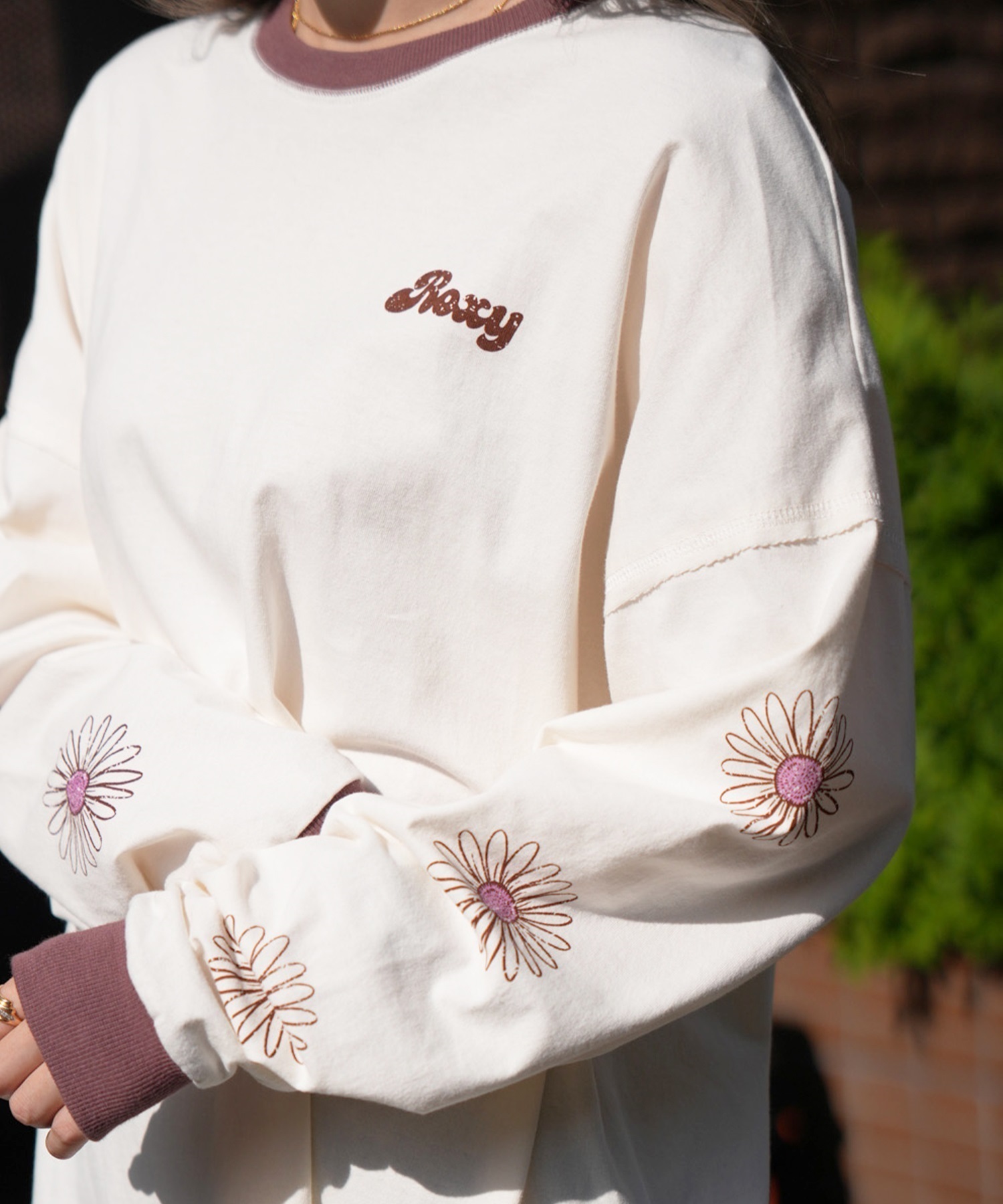 ROXY ロキシー レディース リンガーロンT オーバーサイズ バック