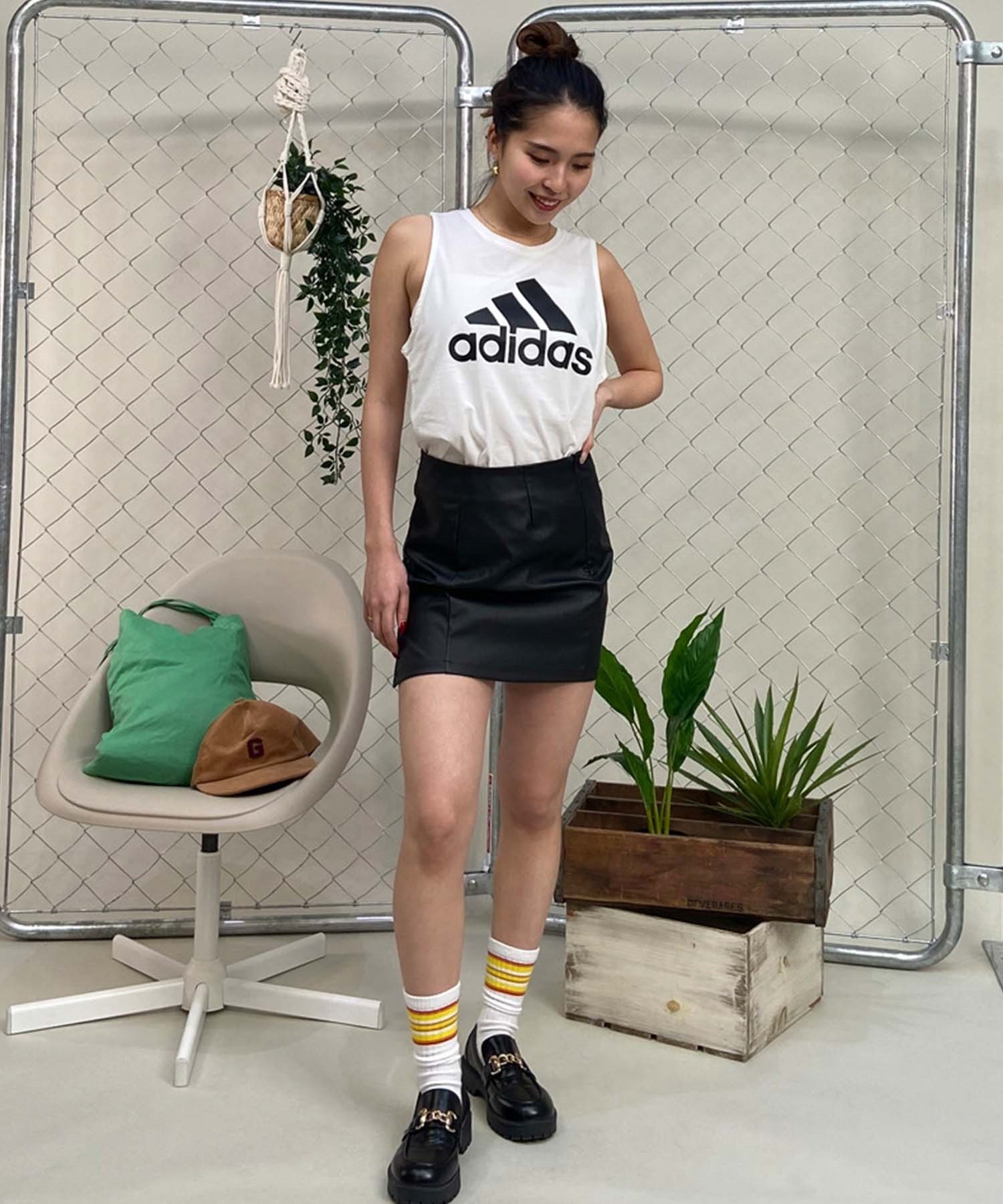 adidas アディダス レディース タンクトップ ロゴ ISA93 タンク