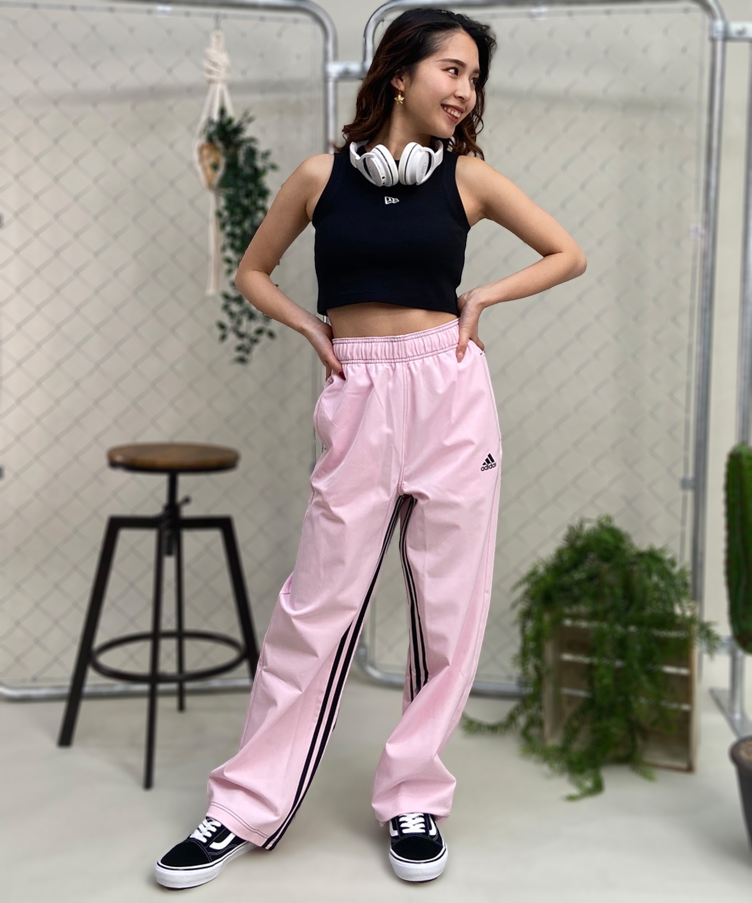 NEW ERA ニューエラ レディース タンクトップ キャミソール リブ