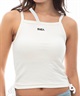 【クーポン対象】RVCA ルーカ BUTTERFLY TANK TOP バタフライ タンクトップ レディース キャミソール ショート丈 BE04C-373(WHT-S)