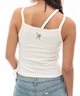 【クーポン対象】RVCA ルーカ BUTTERFLY TANK TOP バタフライ タンクトップ レディース キャミソール ショート丈 BE04C-373(WHT-S)