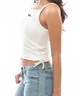 RVCA ルーカ BUTTERFLY TANK TOP バタフライ タンクトップ レディース キャミソール ショート丈 BE04C-373(WHT-S)