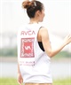 RVCA ルーカ タンクトップ レディース バックプリント FLOWER BANDANA CUTOFF TANKTOP E04C-P35(KYJ0-M)