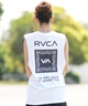 RVCA ルーカ タンクトップ レディース バックプリント FLOWER BANDANA CUTOFF TANKTOP E04C-P35(KYJ0-M)