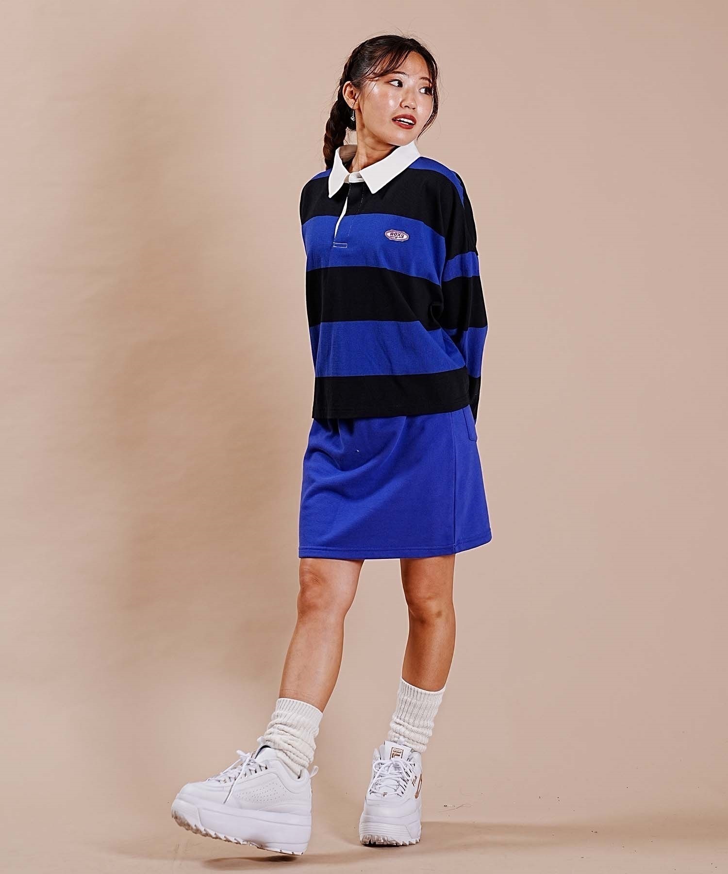 ROXY/ロキシー レディース ポロシャツ ロンT/長袖 パネル
