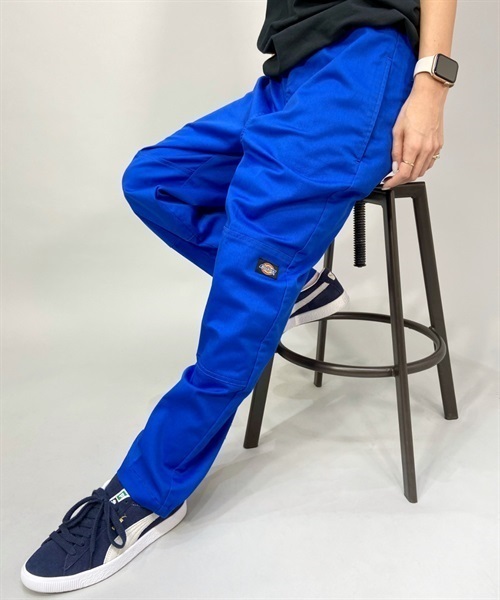 Dickies ディッキーズ ダブルニーシェフパンツ 14893600 レディース ロングパンツ JJ1 C3(40BLU-S)