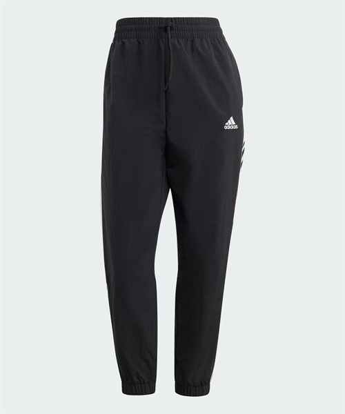 adidas/アディダス エッセンシャルズ スリーストライプス ウーブン 7/8丈 パンツ ETT59(BK/WT-M)