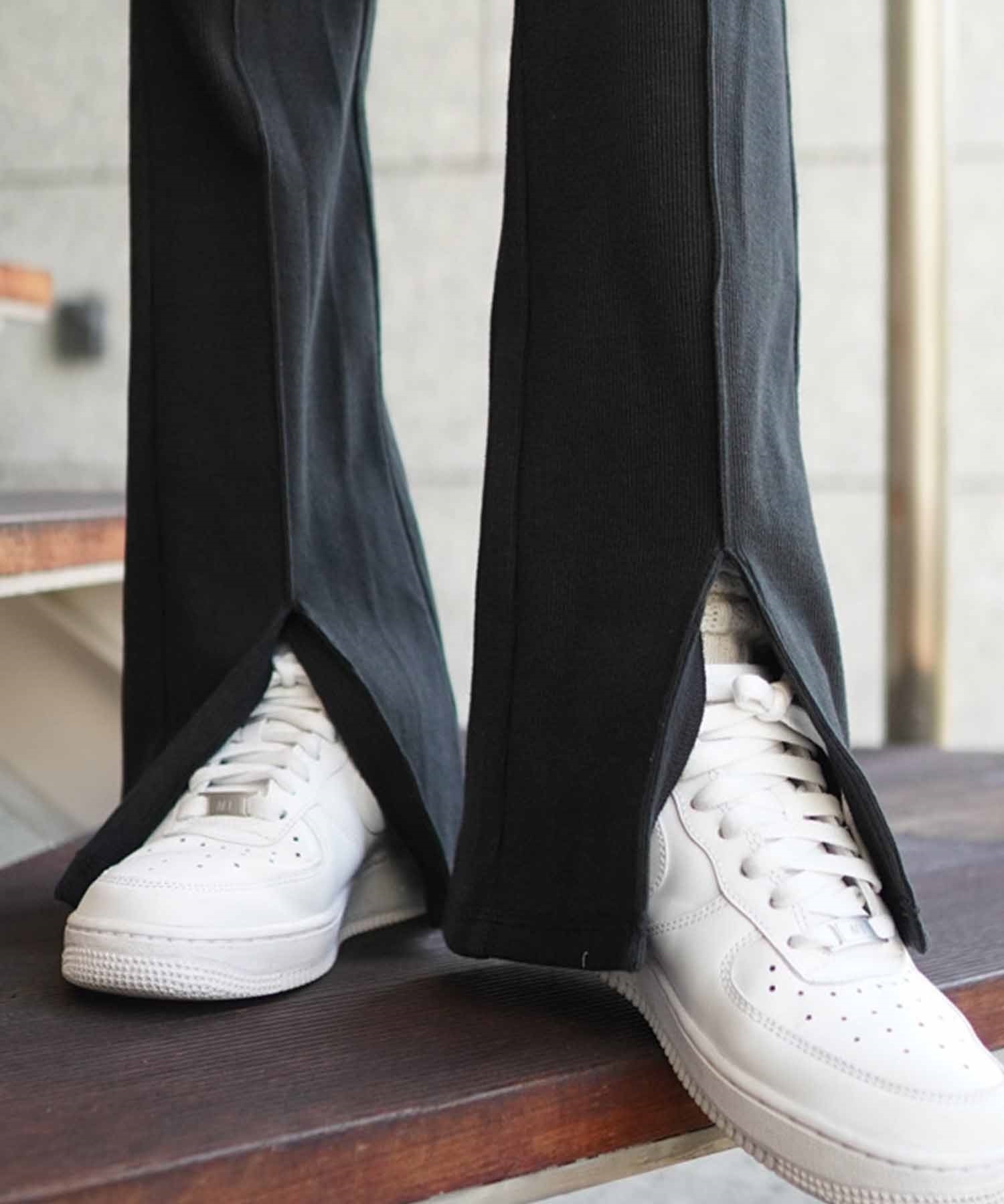 RVCA/ルーカ レディース フレアパンツ ロングパンツ スリット