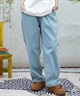 ELEMENT エレメント レディース ストレートデニム イージーデニム ワイドパンツ BE023-711(BDM-M)
