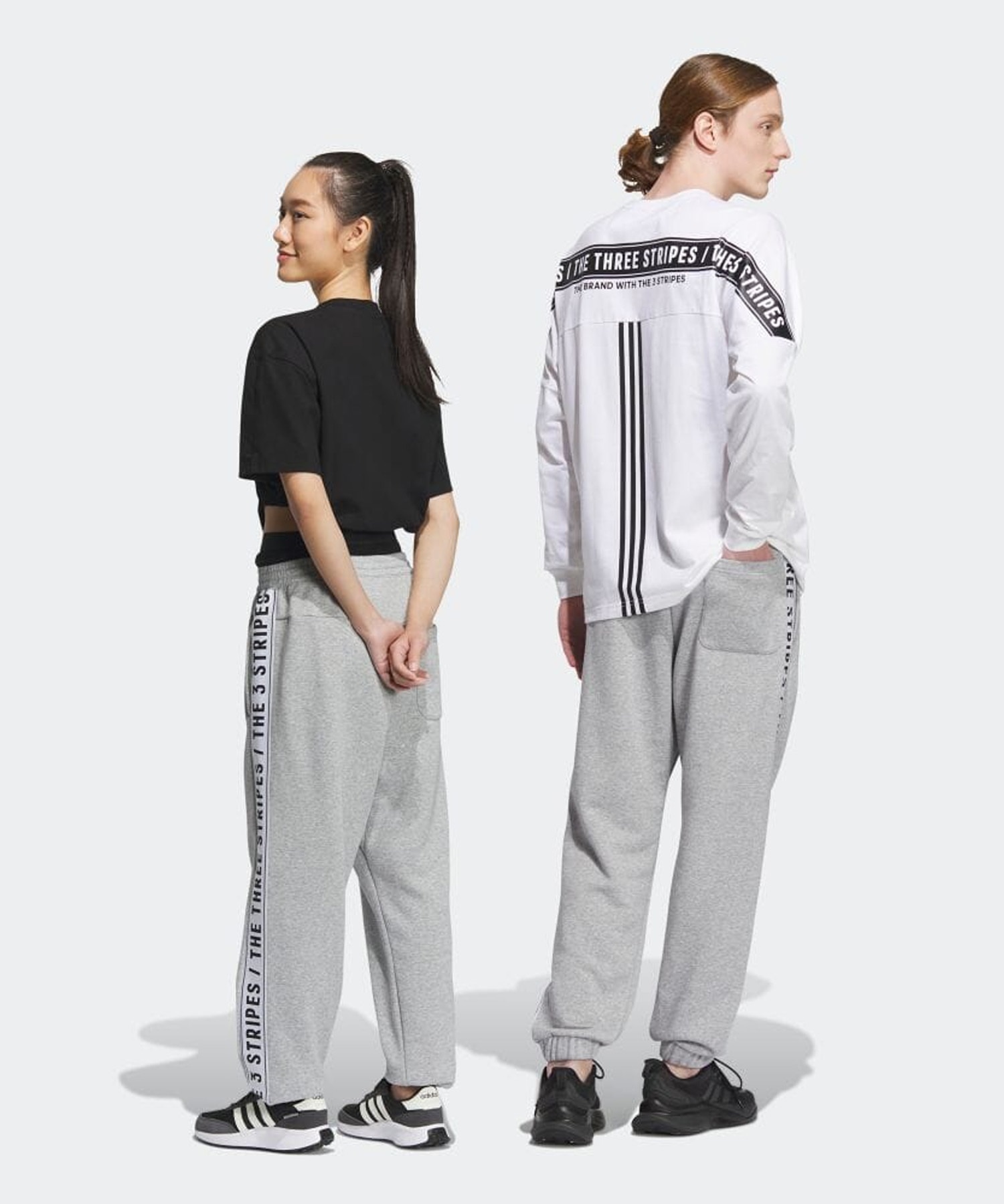 adidas/アディダス レディース スウェットパンツ テープロゴ