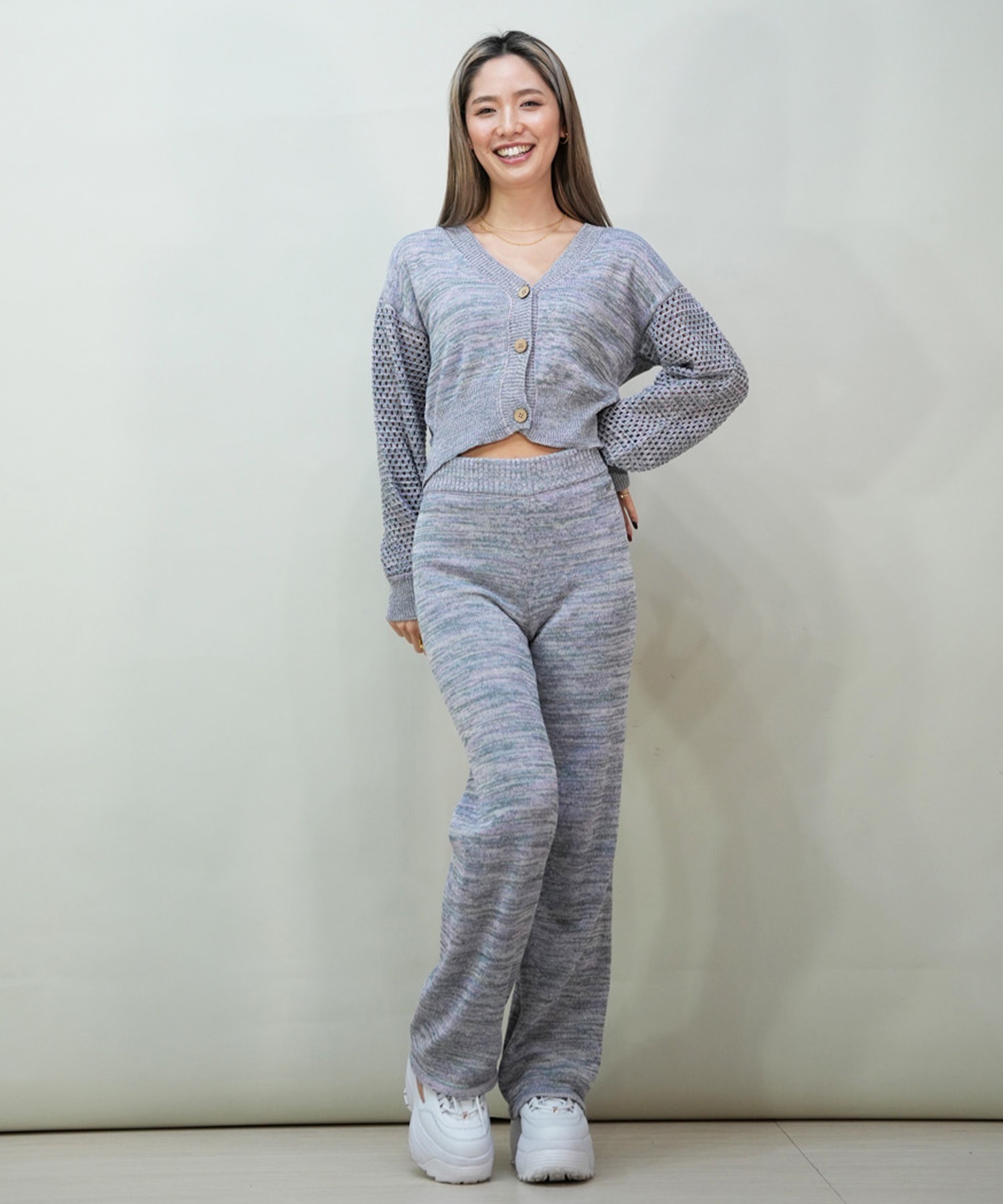 ★専用おまとめ　ROXY レディース　L 　スカラーパンツ　２点セット ROXY ロキシー ロングパンツ レディース FOXIE RPT244007 グレー
