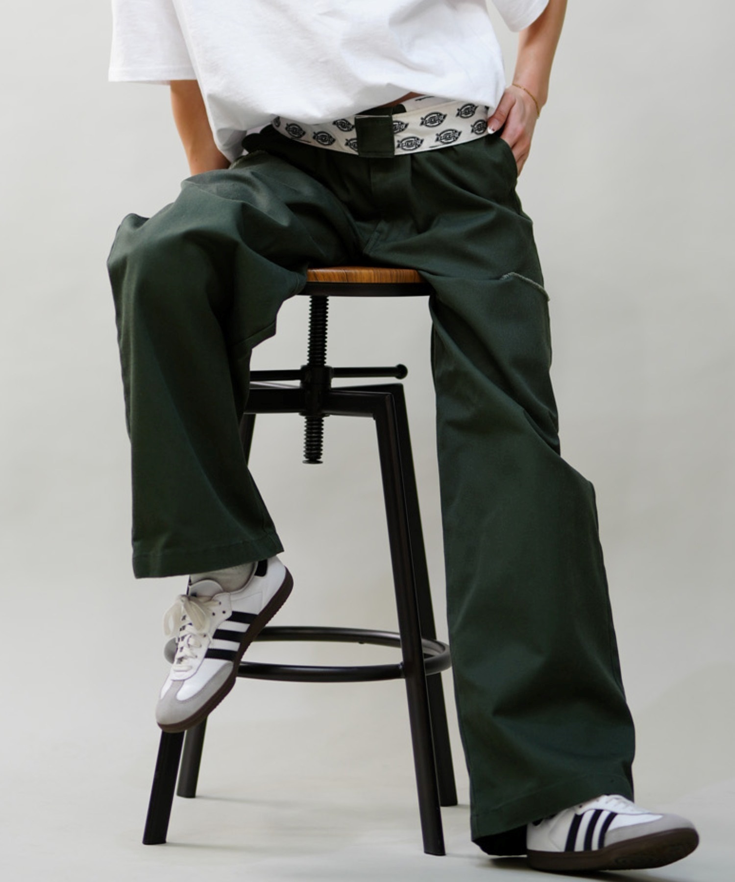 Dickies ディッキーズ レディース サイドカット チノパンツ