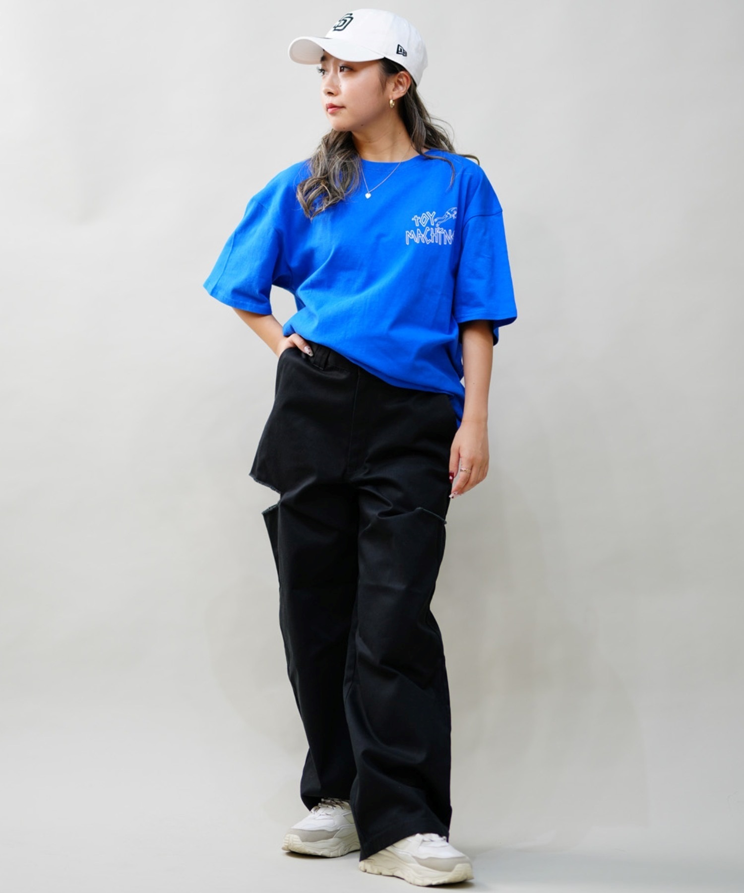 Dickies ディッキーズ レディース サイドカット チノパンツ ワークパンツ 80488300 ムラサキスポーツ限定(74BE-M)