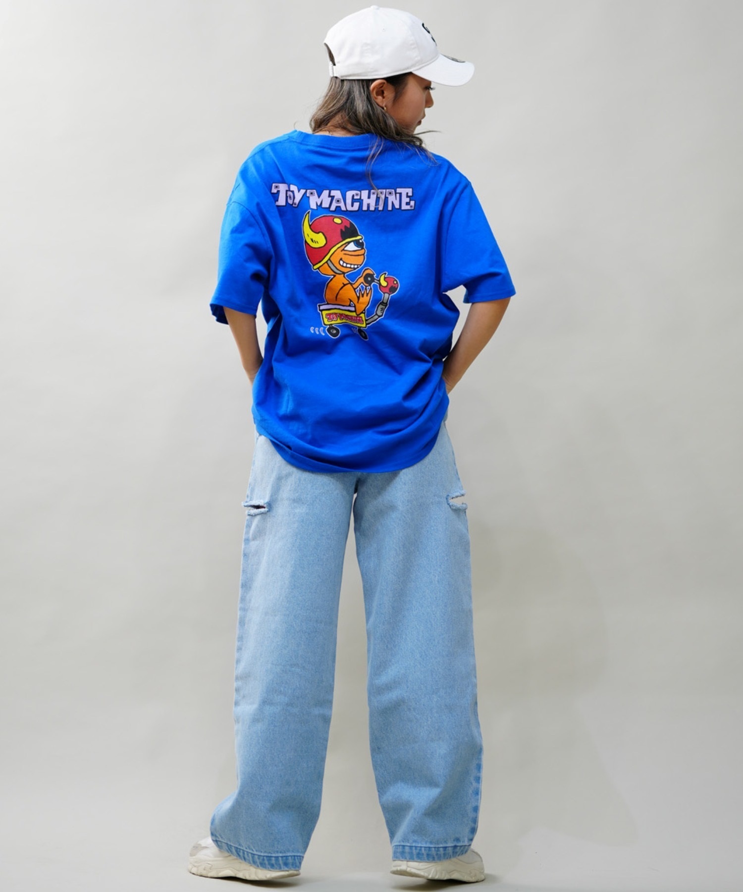 Dickies ディッキーズ レディース サイドカット デニムパンツ ジーンズ 80488400 ムラサキスポーツ限定(40BL-M)