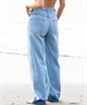 BILLABONG ビラボン STRAIGHT DAMEGE DENIM ストレート ダメージ デニム レディース ロングパンツ BE013-706(BLC-S)