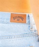 BILLABONG ビラボン STRAIGHT DAMEGE DENIM ストレート ダメージ デニム レディース ロングパンツ BE013-706(BLC-S)