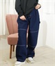 RVCA ルーカ RECESSION DOUBLE KNEE PANTS レディース ダブルニー ペインターパンツ ロングパンツ BE043-710(BLU-M)