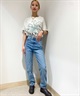 RIKKA FEMME リッカファム レディース ロングパンツ ストレート デニム RF24SS13(BLU-S)