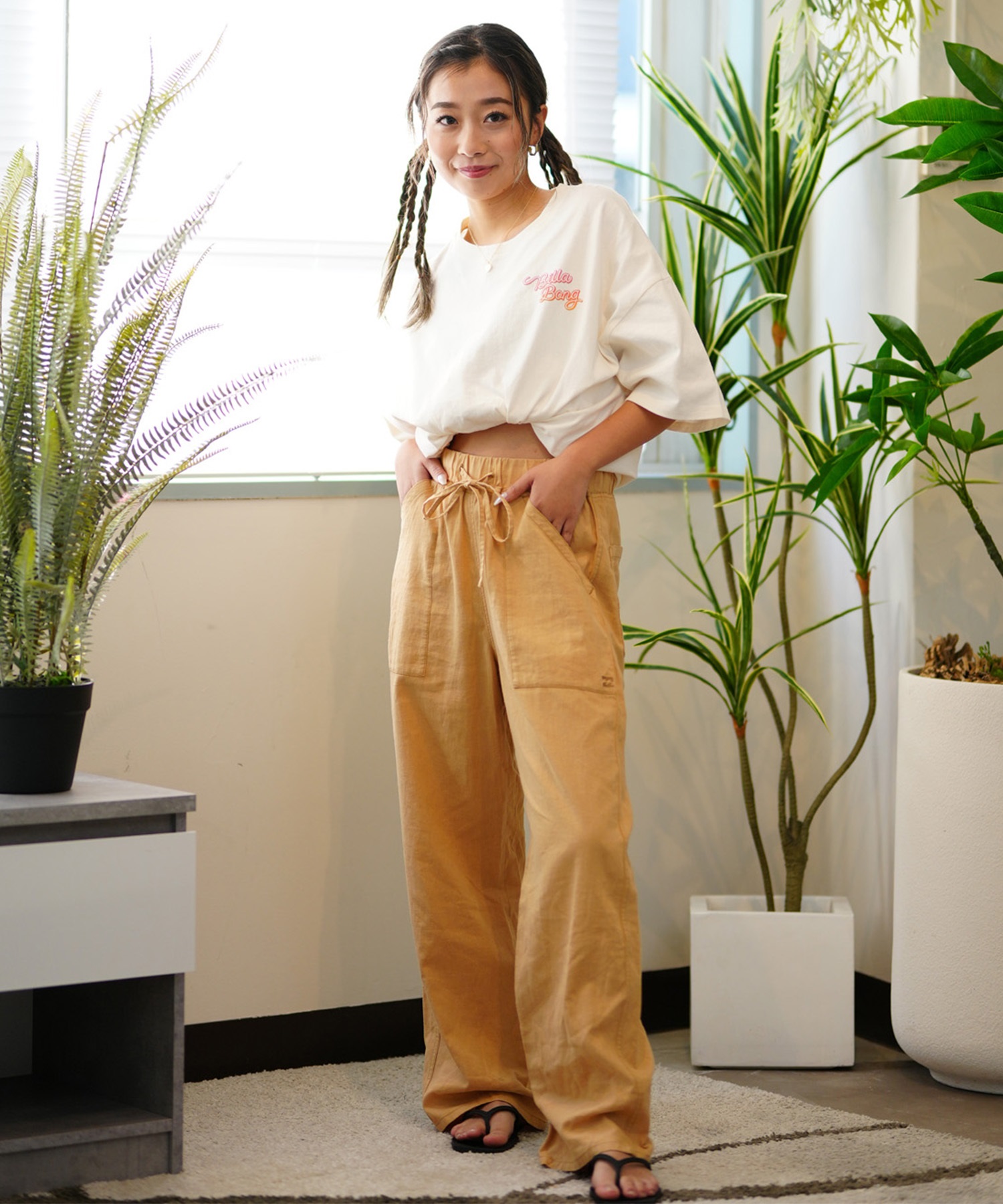 BILLABONG ビラボン COT BE013-702 レディース ロングパンツ