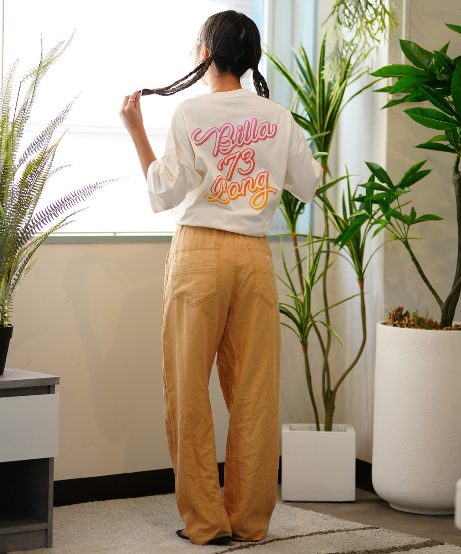 Billabongパンツ  2枚&Tシャツ BILLABONG ビラボン メンズ 半袖 Tシャツ オーバーサイズ バック