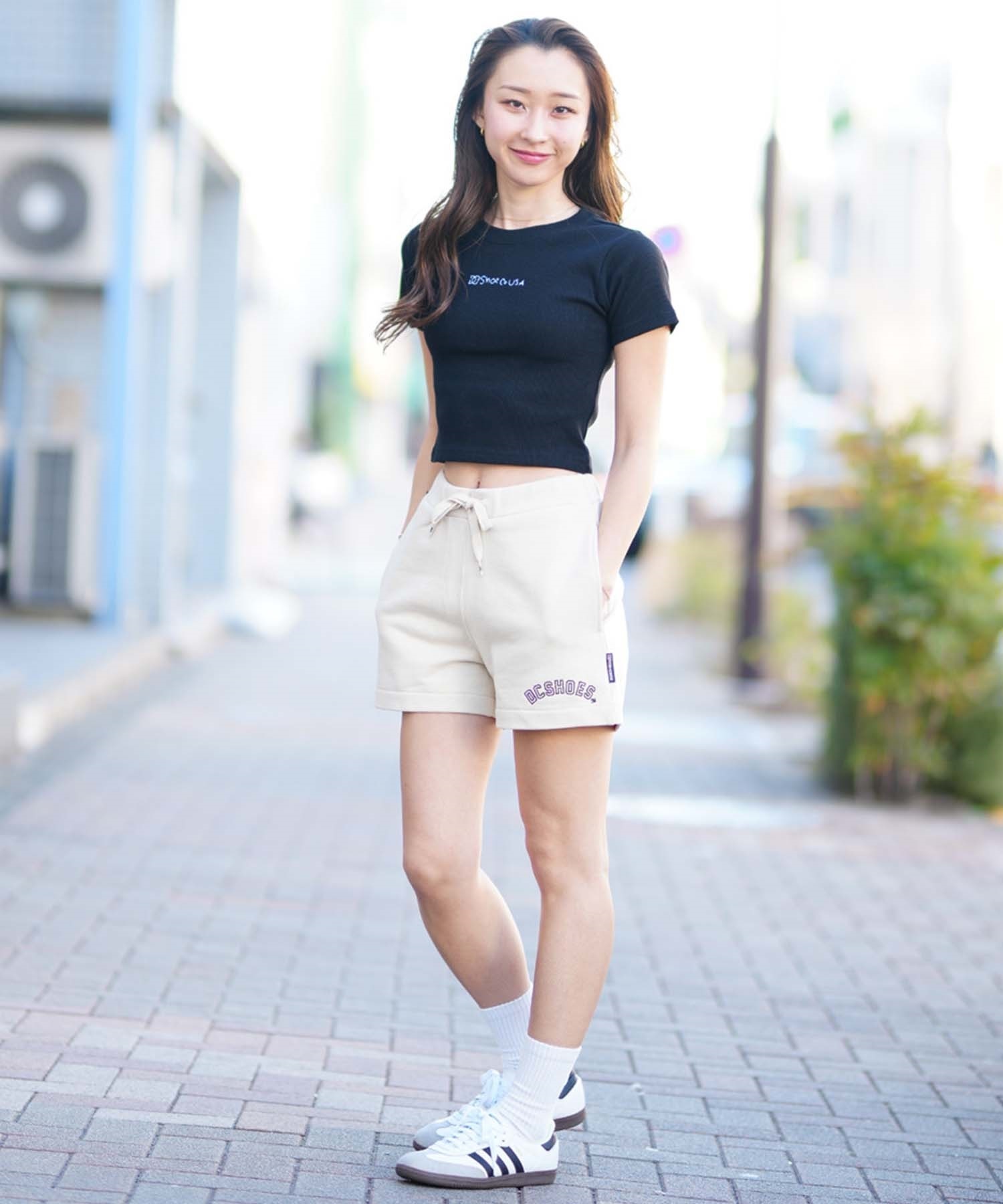 【マトメガイ対象】DC ディーシー 24 WS FLEECE SHORT レディース ショートパンツ ショーツ フリース セットアップ対応 LWS241304(LBG-S)