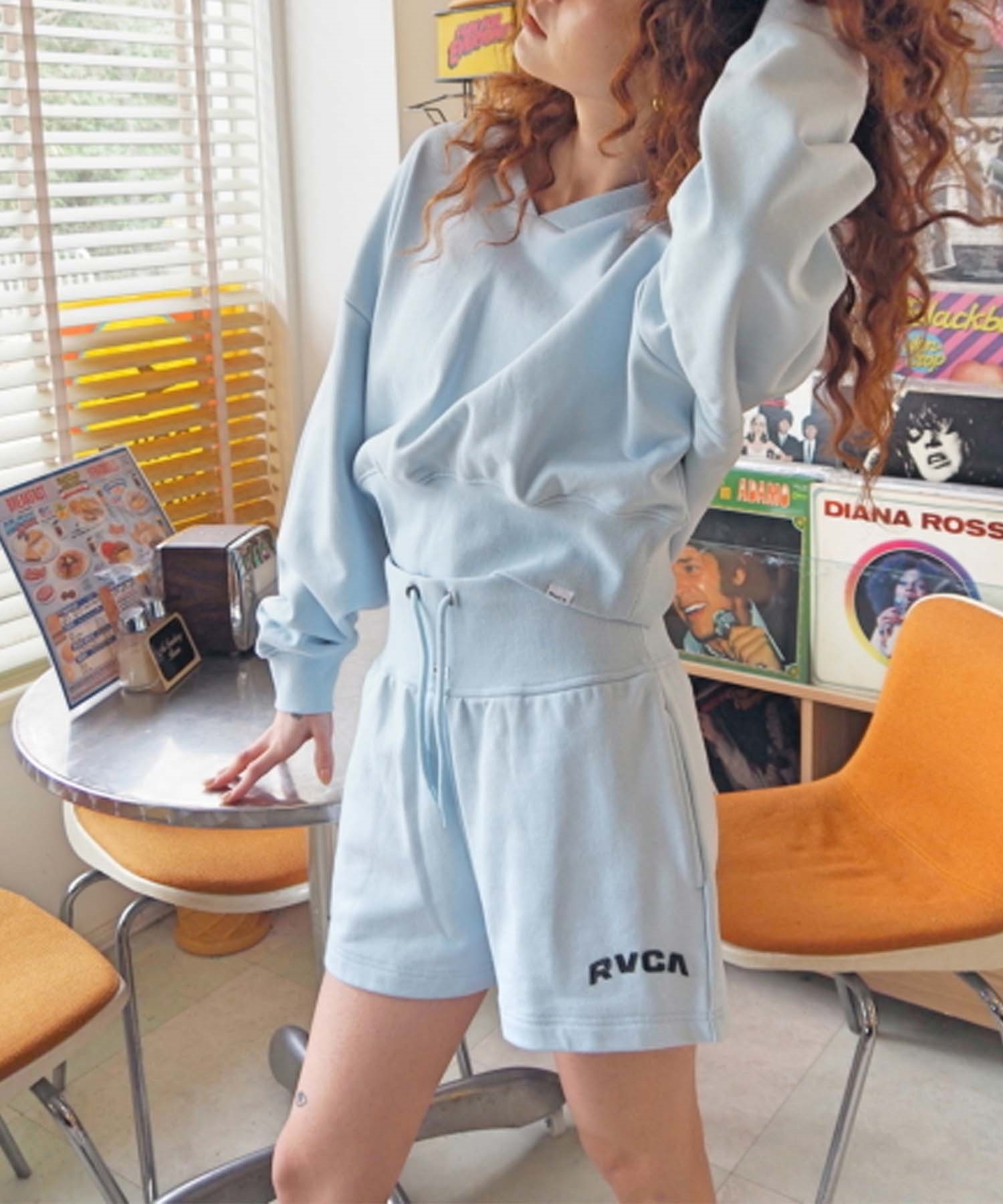 RVCA ルーカ BOXER SWEAT PANTS レディース スウェット ショートパンツ セットアップ対応 BE043-611(BES0-M)
