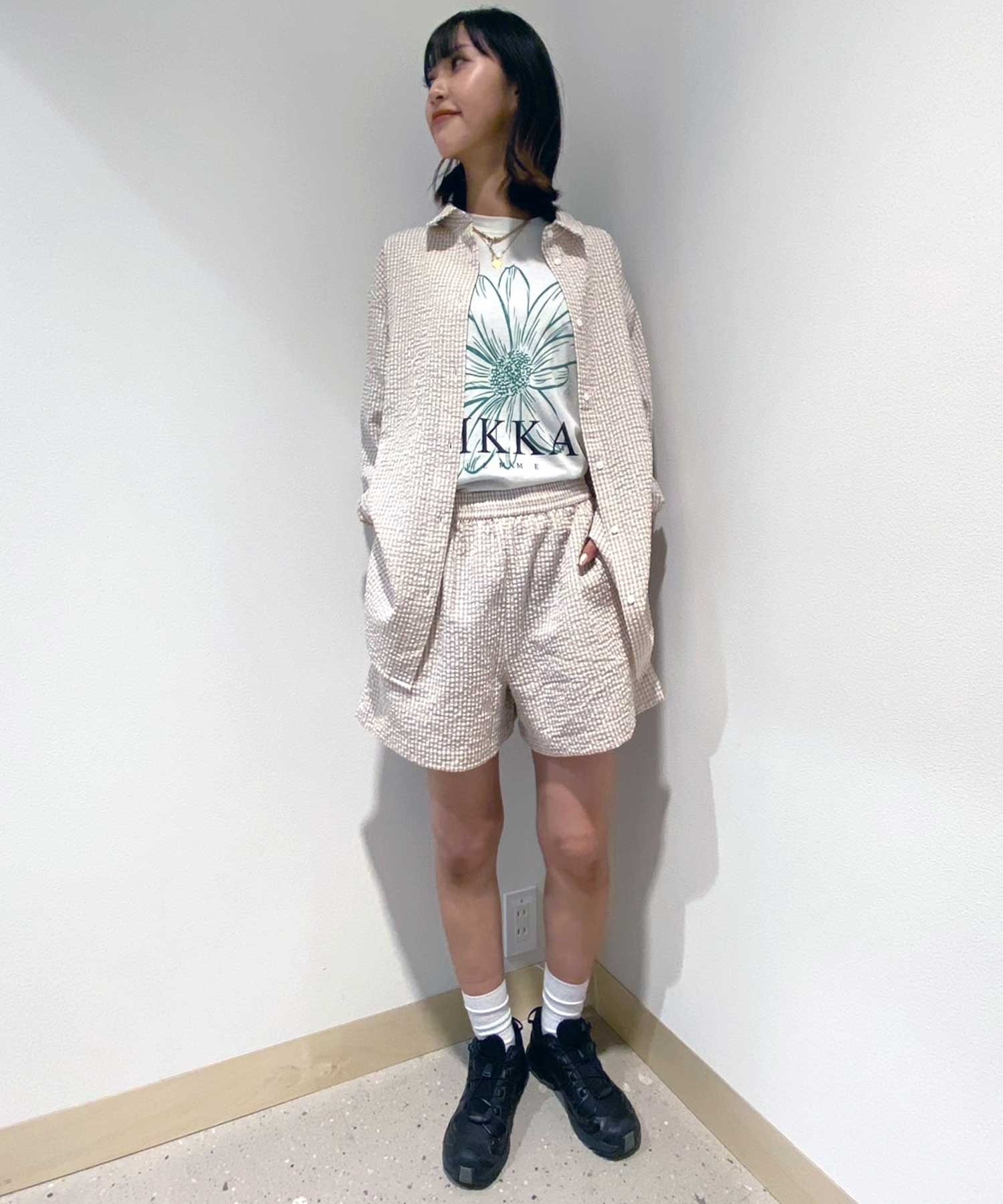 RIKKA FEMME リッカファム レディース ショーツ ショートパンツ COT RF24SS17(BEG-FREE)