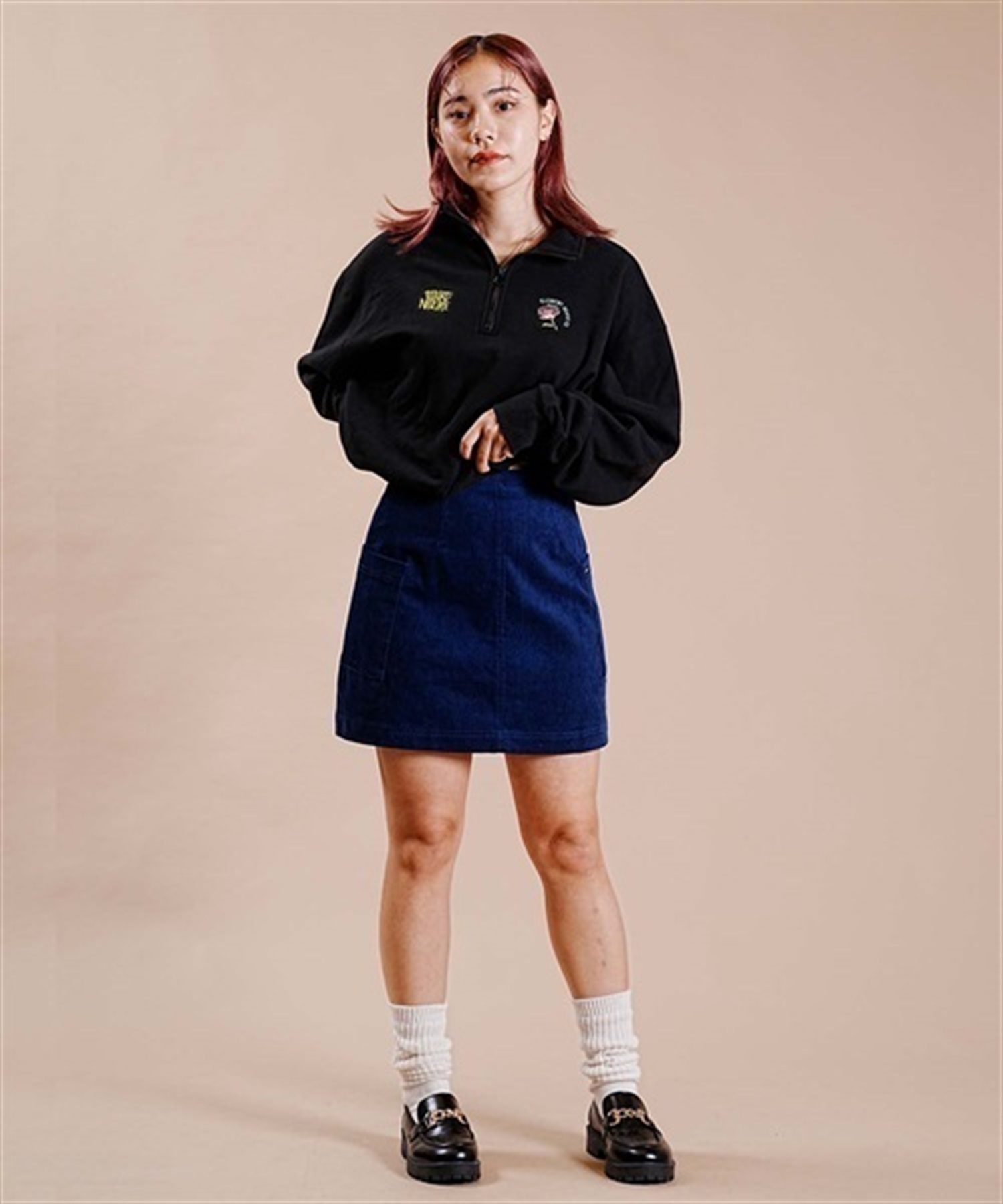 RVCA/ルーカ CORDUROY MINI SKIRT スカート BD044-426(GQQ0-S)