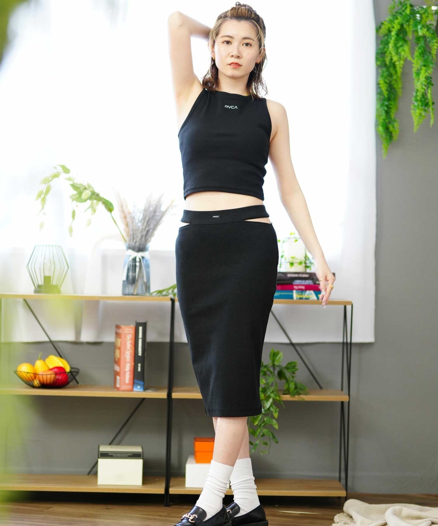 RVCA ルーカ レディース スカート ウエスト シンプル BE04C-719