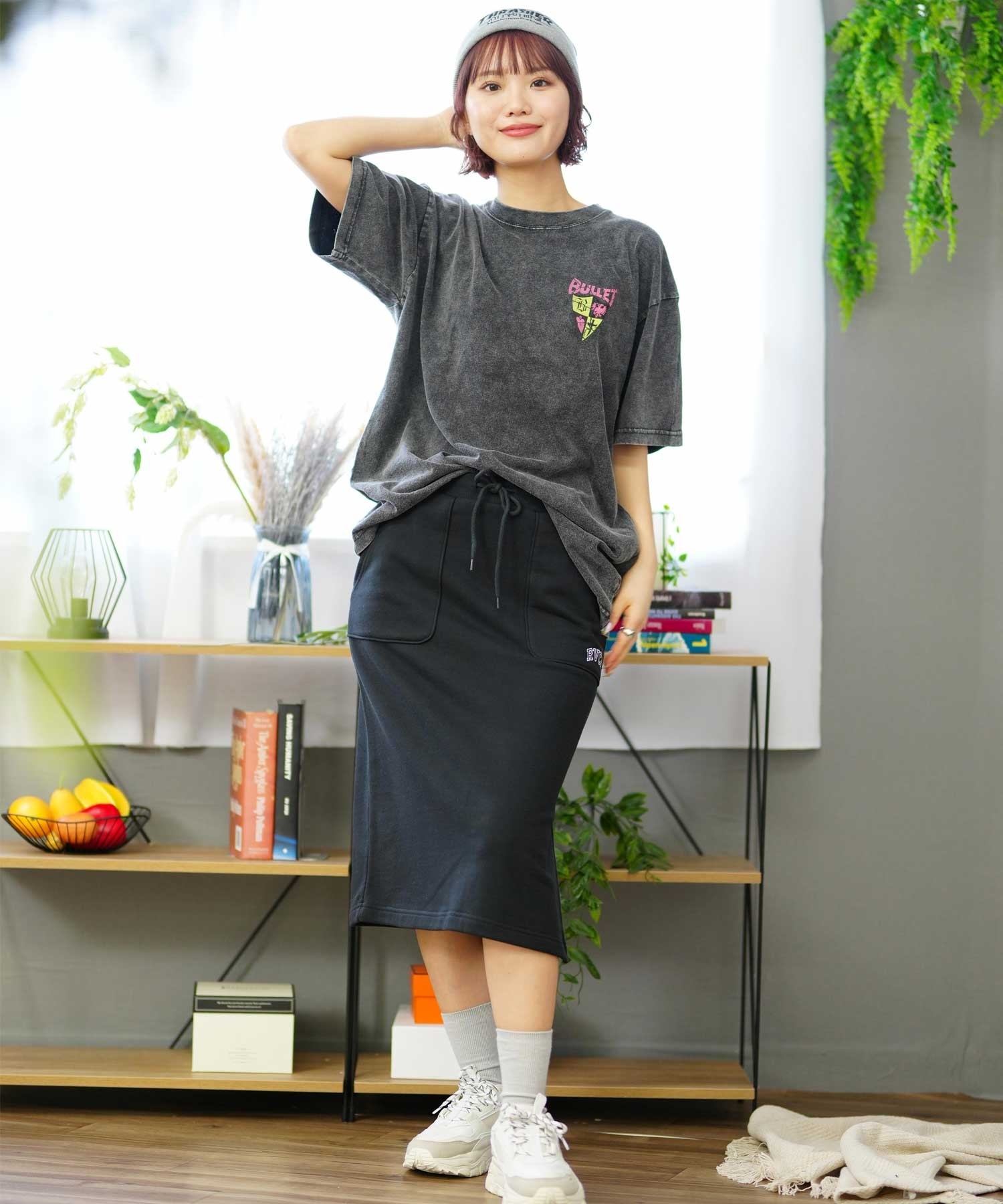 RVCA ルーカ レディース スウェット スカート カジュアル BE04C-718(BES0-S)