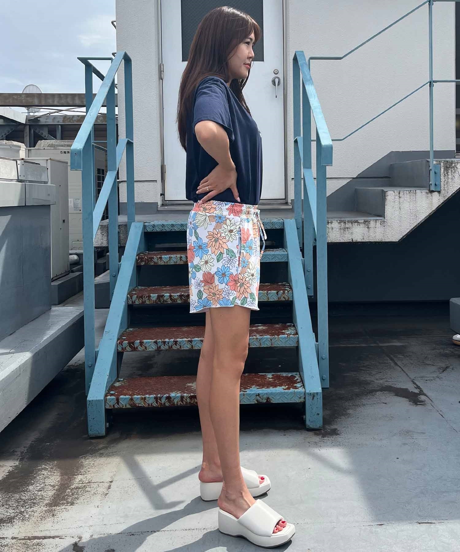 OAS オーエーエス リゾート. ショートパンツ 海水パンツ 総柄 S