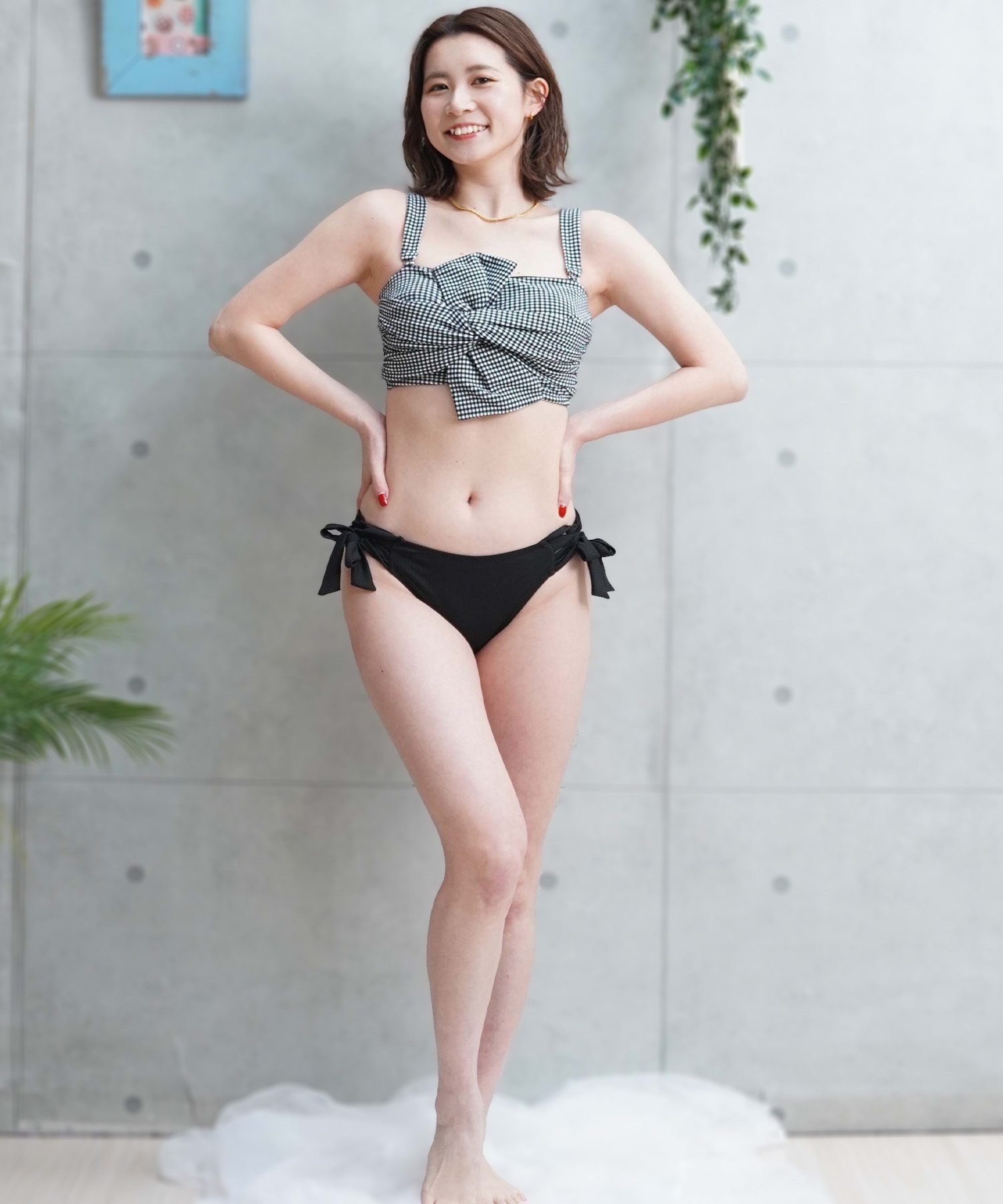 LOLLI SWIM リボン水着 サテンリボン水着 -ロイヤルブルー- DELIGHTPOOL